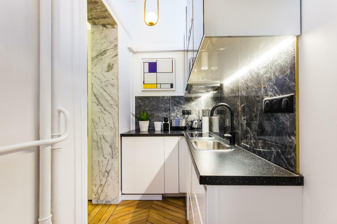 Moderne Apartment - 1Br-4P - Champs-Elysees Paris Exteriör bild